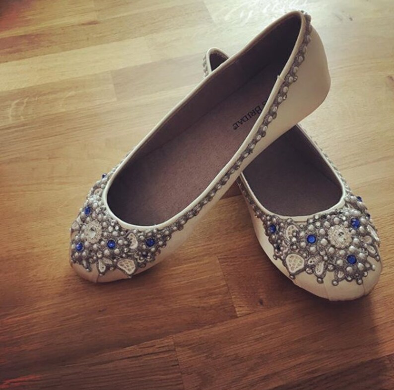 something blue flats