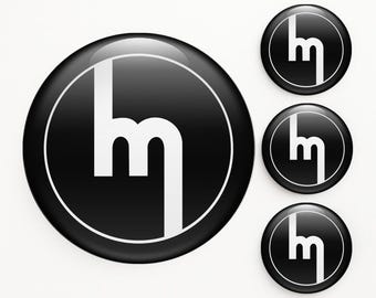 Juego de 4 calcomanías para tapacubos de ruedas Mazda, pegatinas personalizadas con el logotipo del cubo de la llanta, emblemas de vinilo autoadhesivos.
