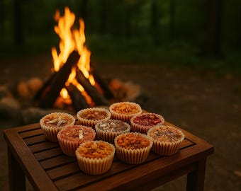 48 Fire Starters - Upcycled Wax - Upcycled Paper