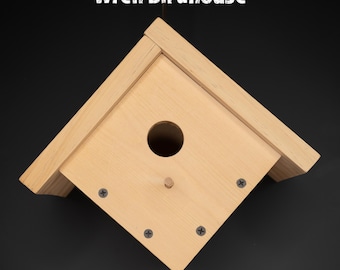 Vogelhuisje winterkoninkje - volledig gemonteerd