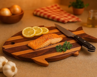 Fish Cutting Boards - Handmade from Donated Hardwoods