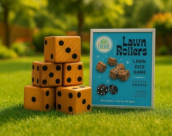 Lawn Rollers - Yard Dice (set of 6 dice)