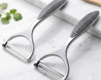 Multi-Function Stainless Steel Peeler – Durable Potato, Fruit & Vegetable Skin Remover, Carrot Grater Kitchen Tool