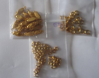 Lot of Assorted Gold Plated Clasps x90