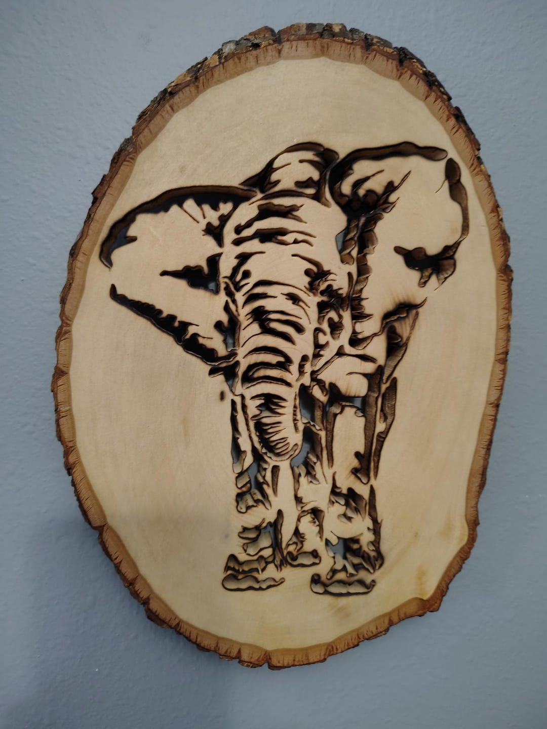 Elephant - Scroll Saw Art. Hang on Any Wall. - Etsy Australia