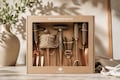 Personalised Copper Garden Tool Set | Engraved Wooden Handles, 7 Piece Kit