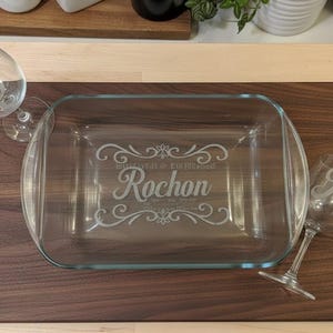 Teglie da forno personalizzate con incisione