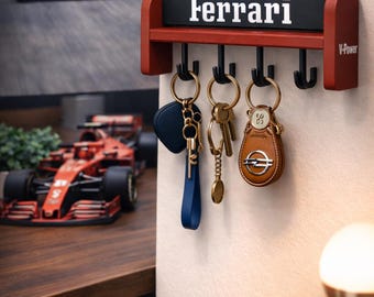 Porte-clés Formule 1 – Design Voiture De Course – Pour Clés Ou Déco écran – Cadeau Fan De F1 Hommes/femmes - 9
