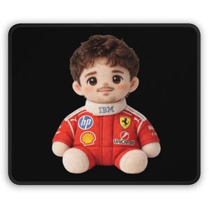 Ferrari F1 Mouse Pad | Racing Desk Mat | Formula 1 Gift for Him | Gaming Mousepad | Motorsport Gamer Setup