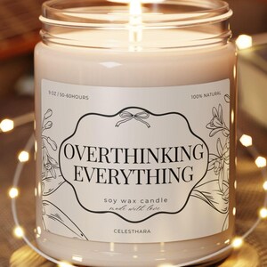 Humor Gift For Overthinking Personalities Stress Relief Relaxation Decor Comfort Present For People Experiencing Endless Thought Spirals