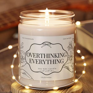 Humor Gift For Overthinking Personalities Stress Relief Relaxation Decor Comfort Present For People Experiencing Endless Thought Spirals