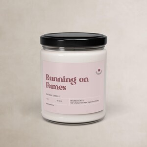 Funny Burnout Humor Candle Gift For Overworked Professional Stress Relief Desk Decor Office Survival Mood Reset Present Running On Fumes image 9