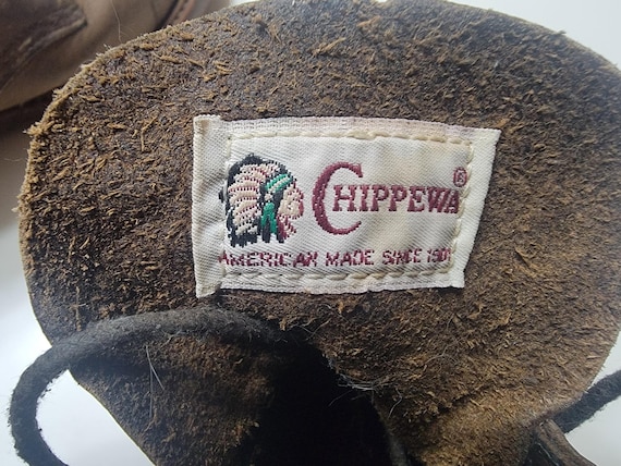 Chippewa cap toe work boots. - image 5