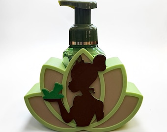 Tiana Princess Inspired Soap Holder Tangled Bath and Body Works Foaming Soap
