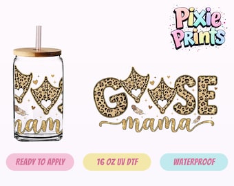 Envoltura para vaso con impresión UV DTF para mamá y mamá, el mismo día, UVDTF