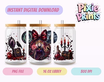 Adesivo per bicchiere Libbey con stampa digitale UV DTF a sublimazione.
