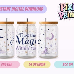 UV DTF Digital Download Sublimation Libbey Tumbler Wrap