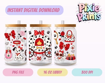 Magische UV-DTF Digitale download sublimatie Libbey Tumbler Wrap