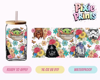 Magical UV DTF Tumbler Wrap Same Day Print #3209-16