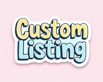 Custom Listing for Carisa