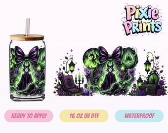Halloween Magical UV DTF Tumbler Wrap Same Day Print #3716-16
