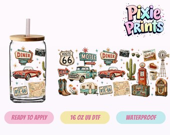 Nostalgic UV DTF Tumbler Wrap Same Day Print #7668-16