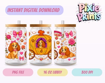 Magische UV-DTF Digitale download sublimatie Libbey Tumbler Wrap