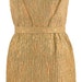 Vintage Custom Made Edith Meiser Gold Cocktail Dress Suit Set With ...