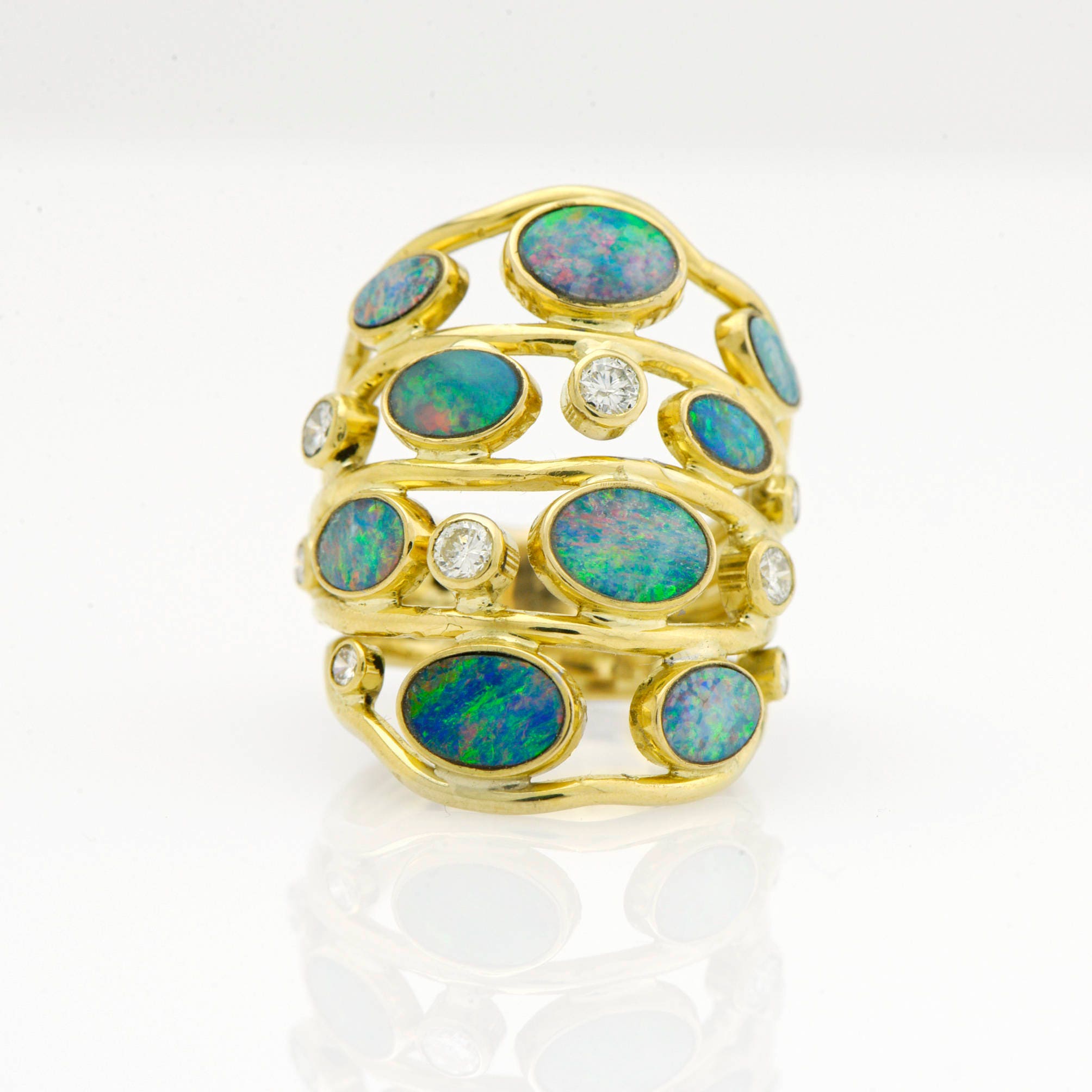 Opal statement ring deals