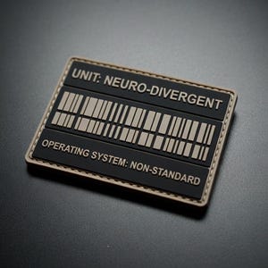 Neurodivergent Morale Patch – Non-Standard OS, Tactical Gear