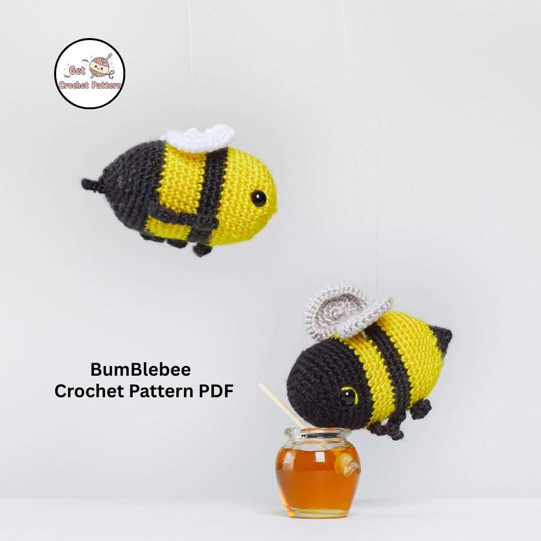 Bumblebee Crochet Pattern | 2 in 1 Amigurumi Toys - Etsy