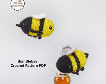 bumblebee crochet pattern | 2 in 1 Amigurumi Toys