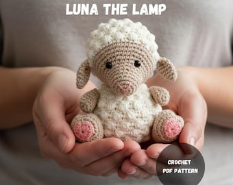 Crochet Lamb Pattern | Sheep Amigurumi PDF crochet snuggler