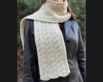 Easy Fringe Scarf Crochet Pattern – Beginner Friendly (PDF Pattern)