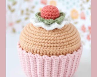 Amigurumi Cupcake Crochet Pattern | Beginner Friendly PDF Plush Toy