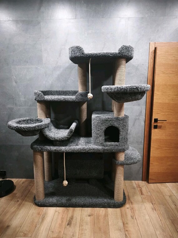 Large Cat Tree 190 cm – Multi Level Cat Tower with Condo