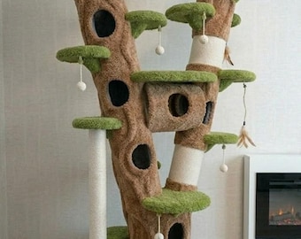 Extra Tall Tree Cat Tower 230 cm – Luxury Cat Playground