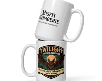 Bat Coffee Mug | Funny Wildlife Gift | Twilight Tactical Solutions