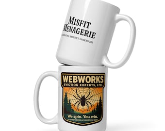 Spider Coffee Mug | Funny Wildlife Gift | WebWorks Eviction Experts