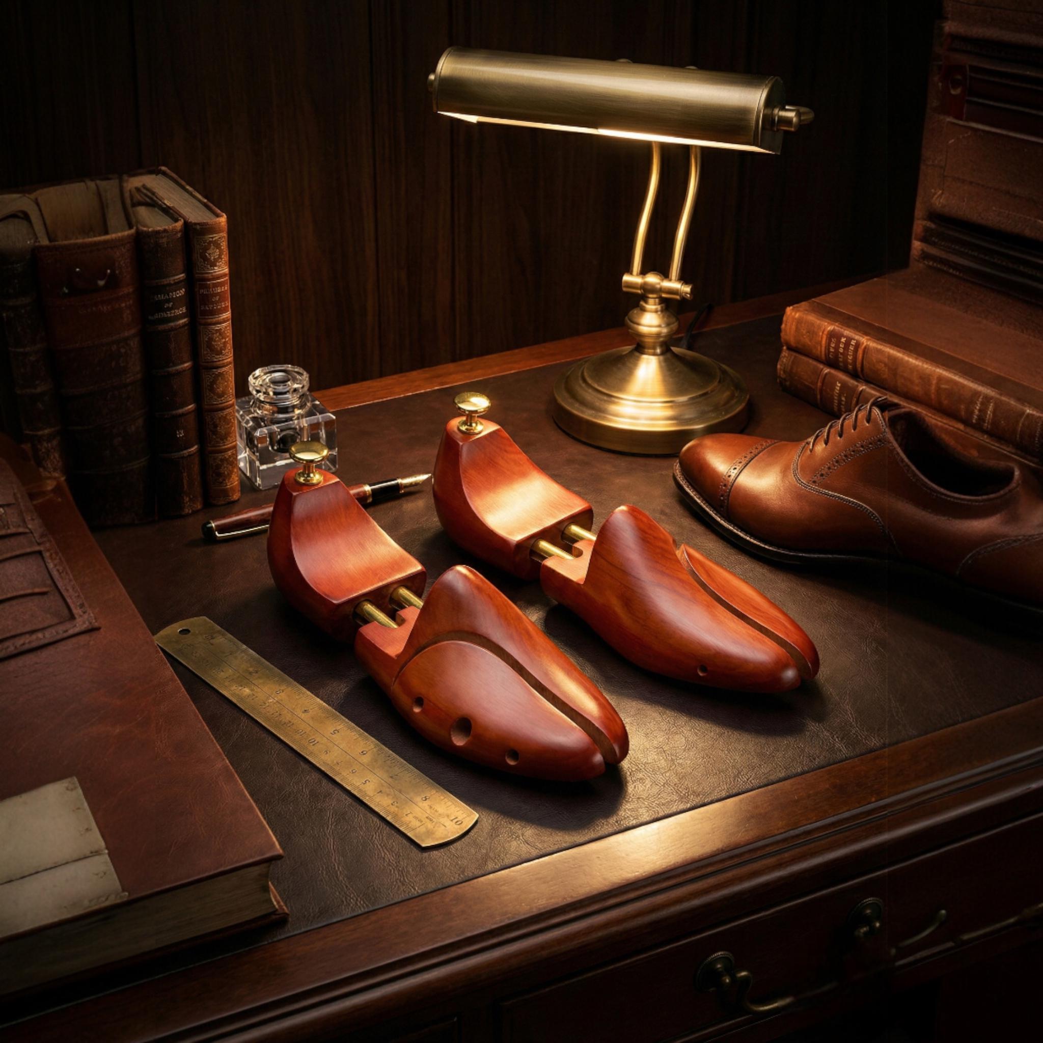 DELFA Estensore Per Scarpe In Legno Di Faggio, Allunga Larghezza E Lunghezza, Meccanismo 2 Vie, Misura Uomo E Donna – 1 Pezzo