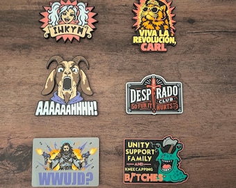 DCC Inspired 3D Printed Magnet Set | Multi-Color RPG Fan Gift (6-Piece)