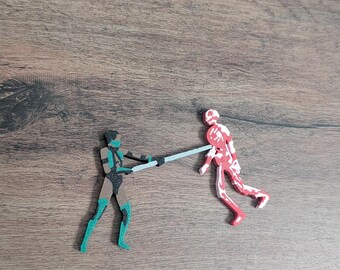 3D Printed Female Fatality Fridge Magnets (UMK3 Fatality Inspired)