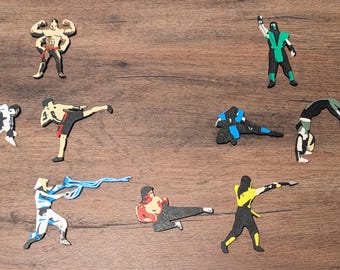 3D Printed Fighter Fridge Magnets (MK Inspired)