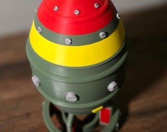 3D Printed Mini-Nuke Replica Prop for Display or Cosplay