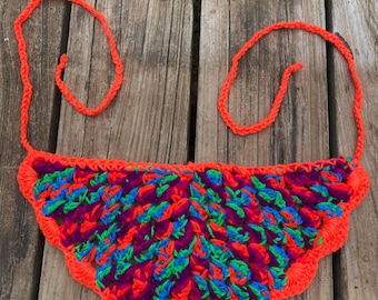 Crochet Dark Neons Bandana
