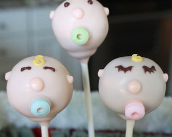 baby shower cake pop