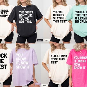 Test Day Shirt, Matching State Testing Shirts, Teacher Team TShirts, Comfort Colors, Gen Z School Testing Day Tee, Testing Coordinator Shirt