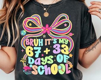 100 Days of School Coquette PNG, Teacher Student (Digital File)