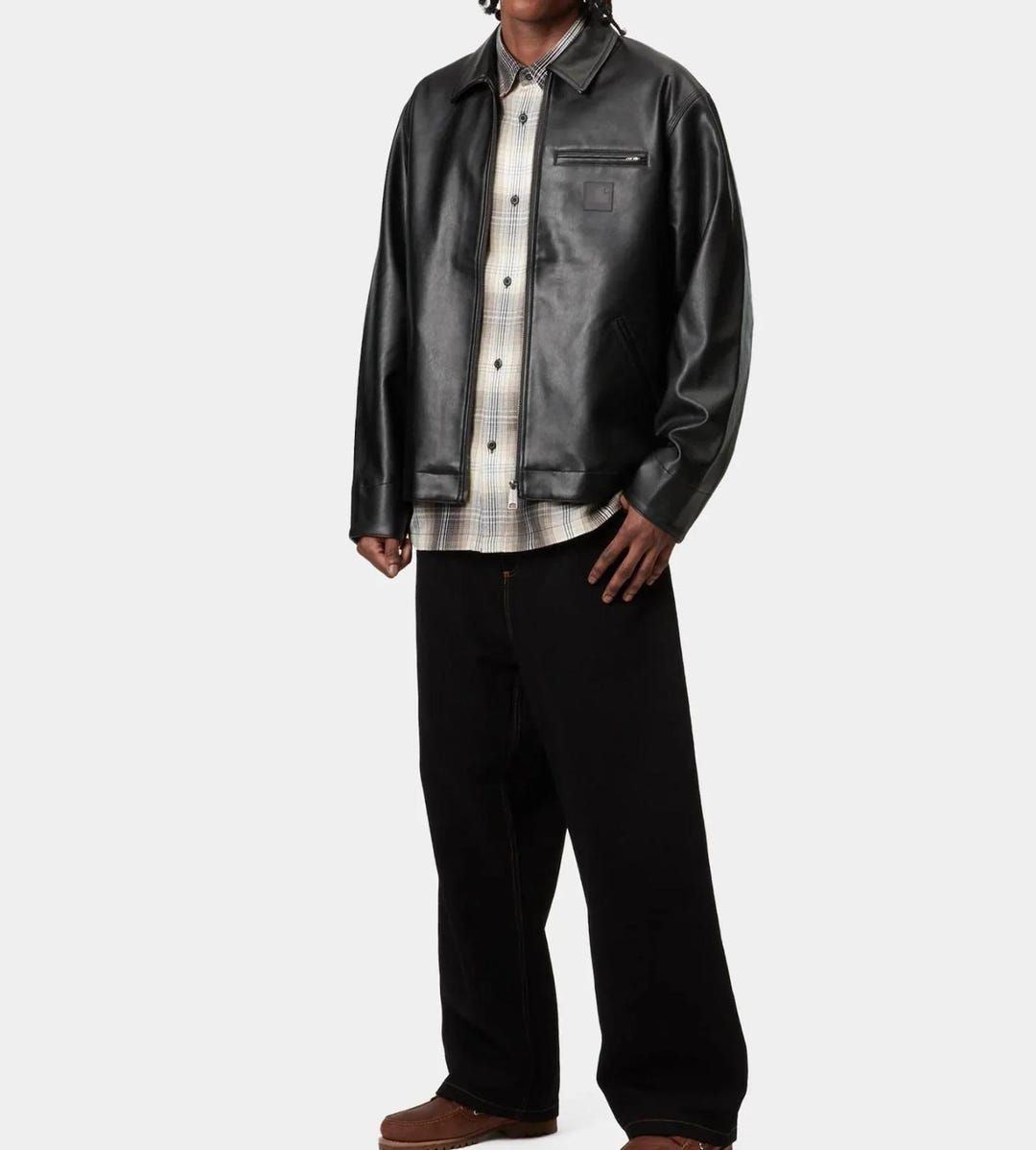 ジャケット・アウター Carhartt DETROIT LEATHER JACKET Carhartt DETROIT LEATHER JACKET XL size Vintage Japan | eBay