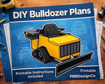 Miniexcavadora eléctrica Caterpillar D3 - Planos instructivos (muy detallados) (85 páginas)